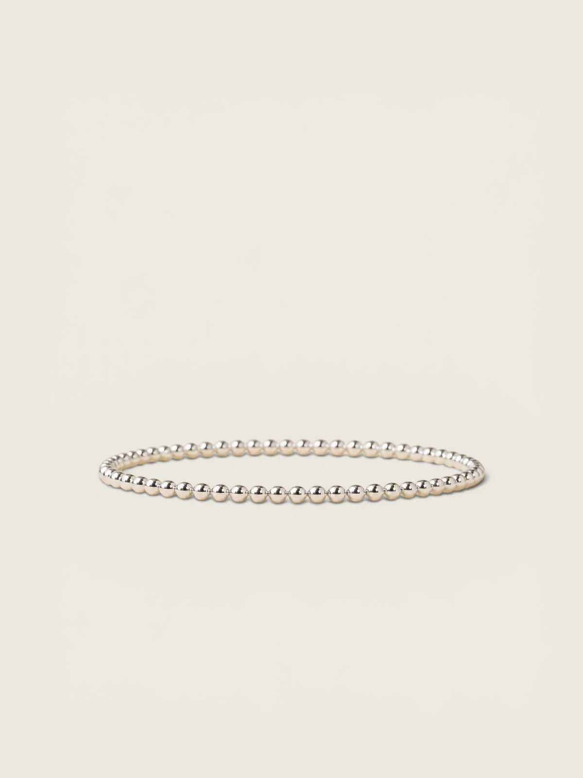 3mm Silver Stacking Bracelet - Smooth