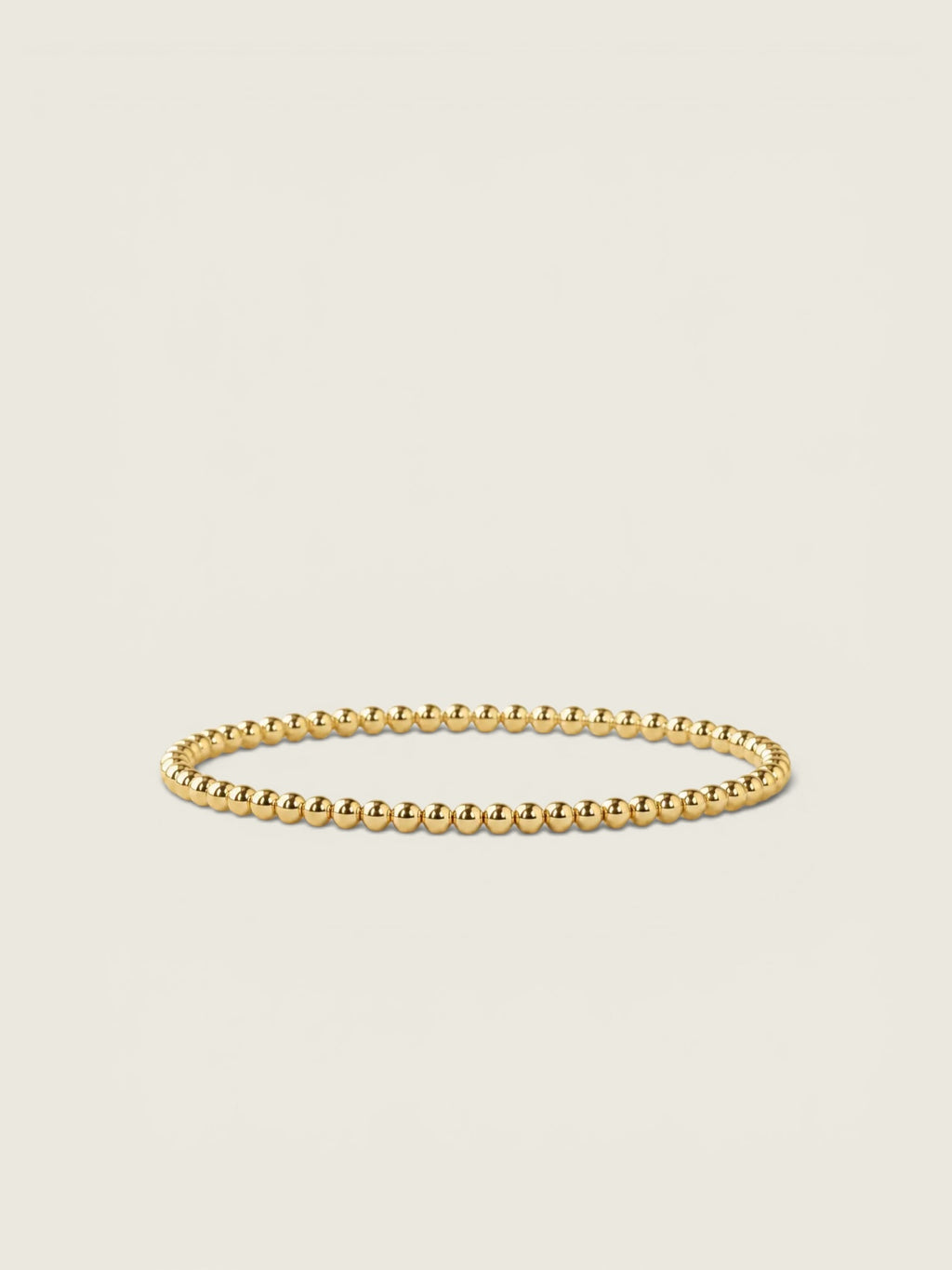 3mm Gold Stacking Bracelet - Smooth