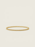 3mm Gold Stacking Bracelet - Smooth