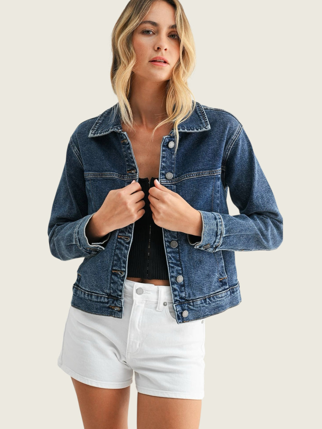 Moto Denim Jacket