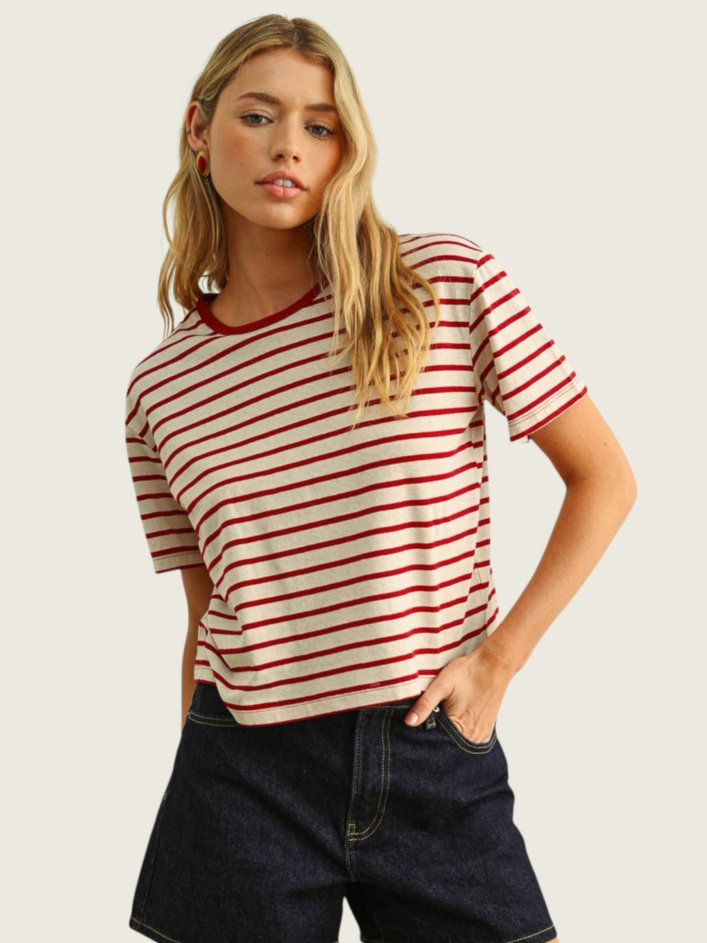 Essential Stripe Ringer Tee