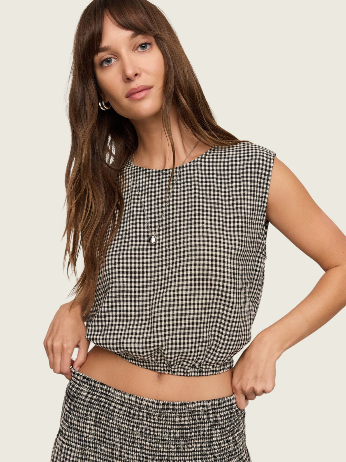Merit Gingham Top