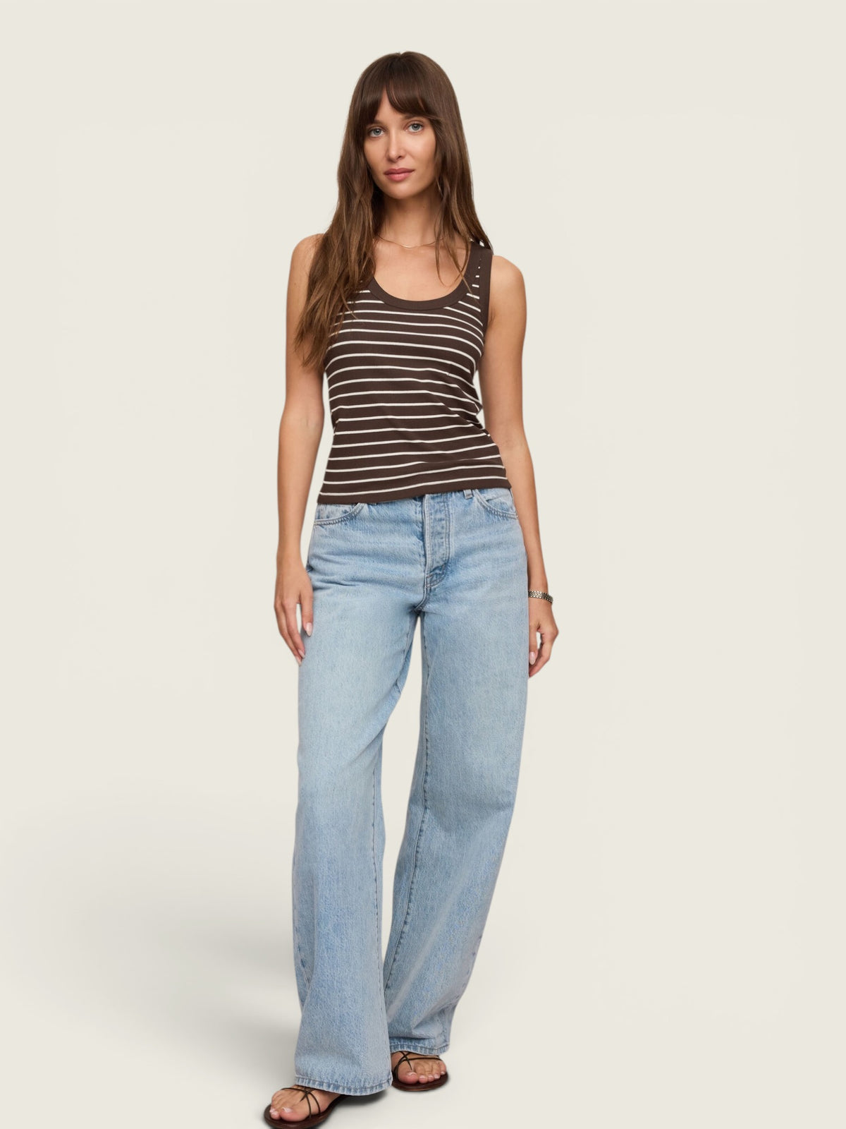 Rowe Striped Scoop Tank