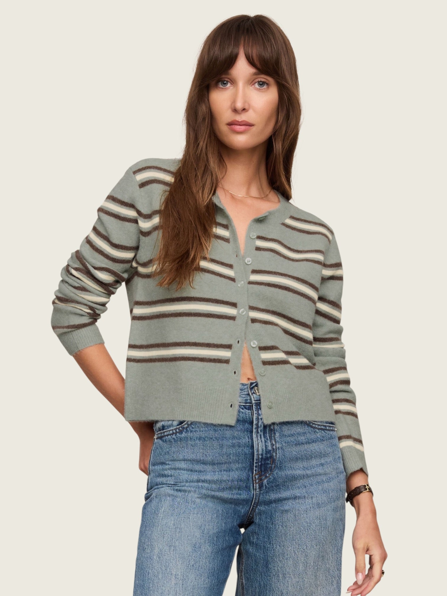 Medina Stripe Cardigan