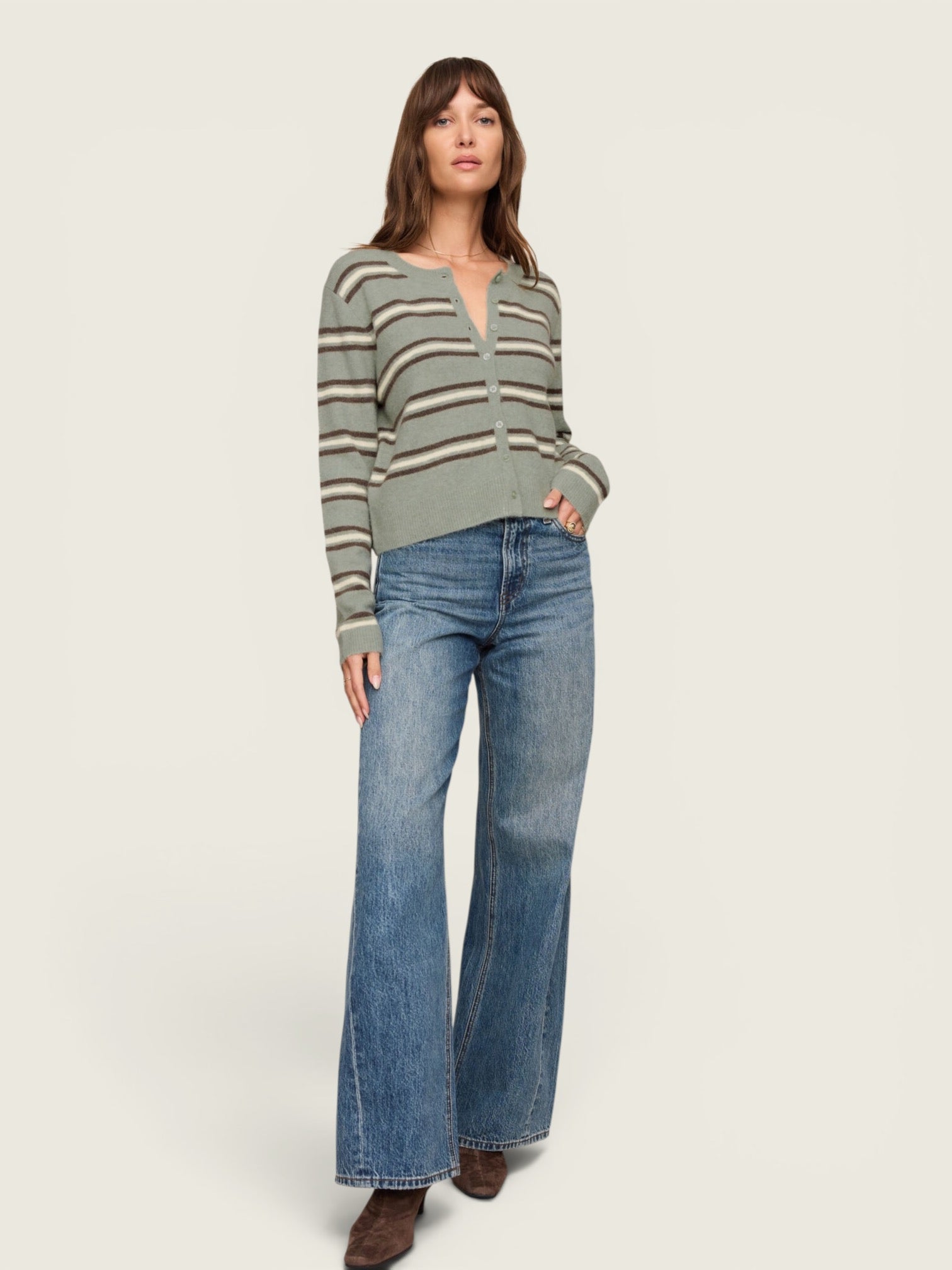 Medina Stripe Cardigan