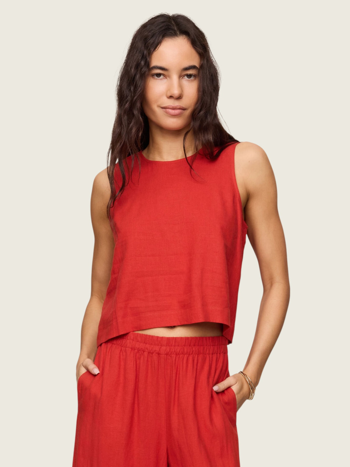 Sloane Linen Top