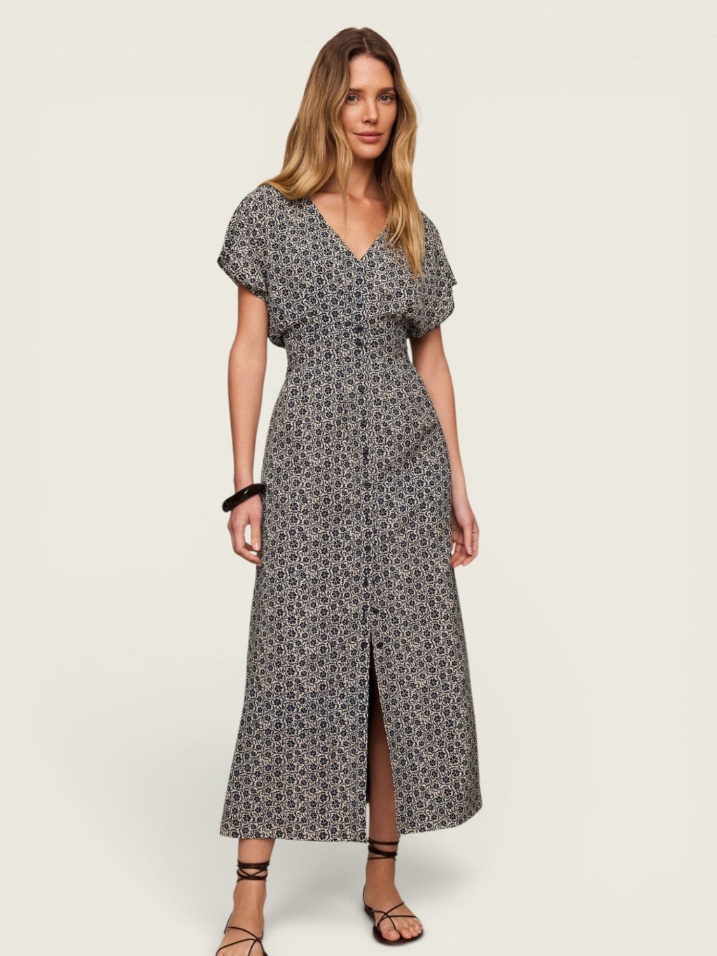 Sanna Iris Floral Midi Dress