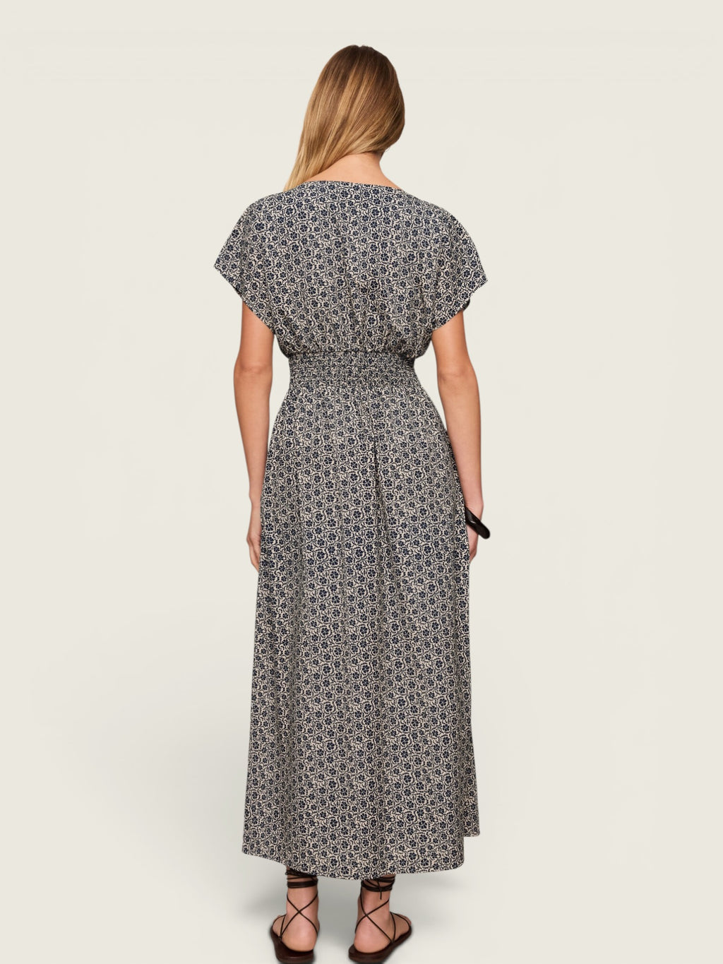 Sanna Iris Floral Midi Dress