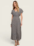 Sanna Iris Floral Midi Dress