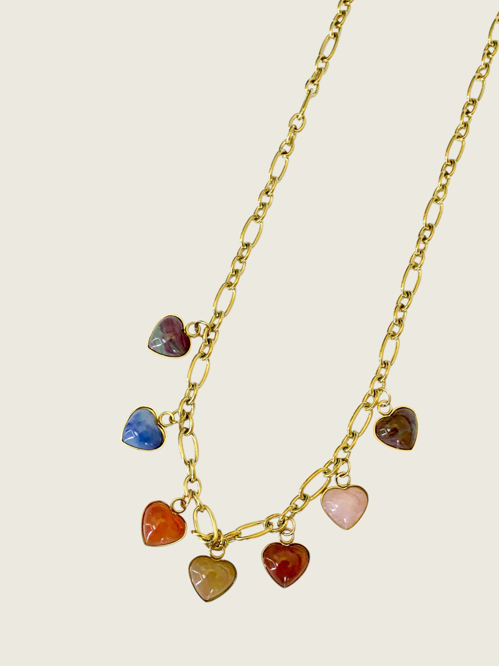 Renaissance Heart Charm Necklace