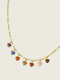 Renaissance Heart Charm Necklace