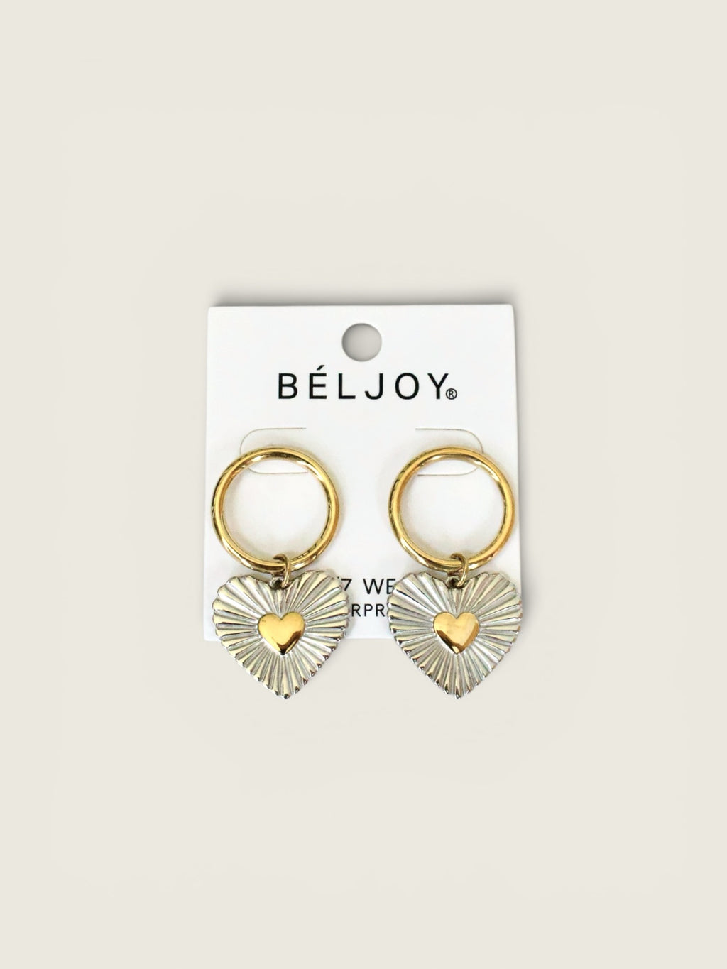 Mixed Feelings Heart Earrings