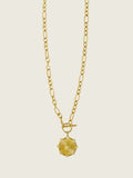 Raylee Toggle Starburst Coin Necklace