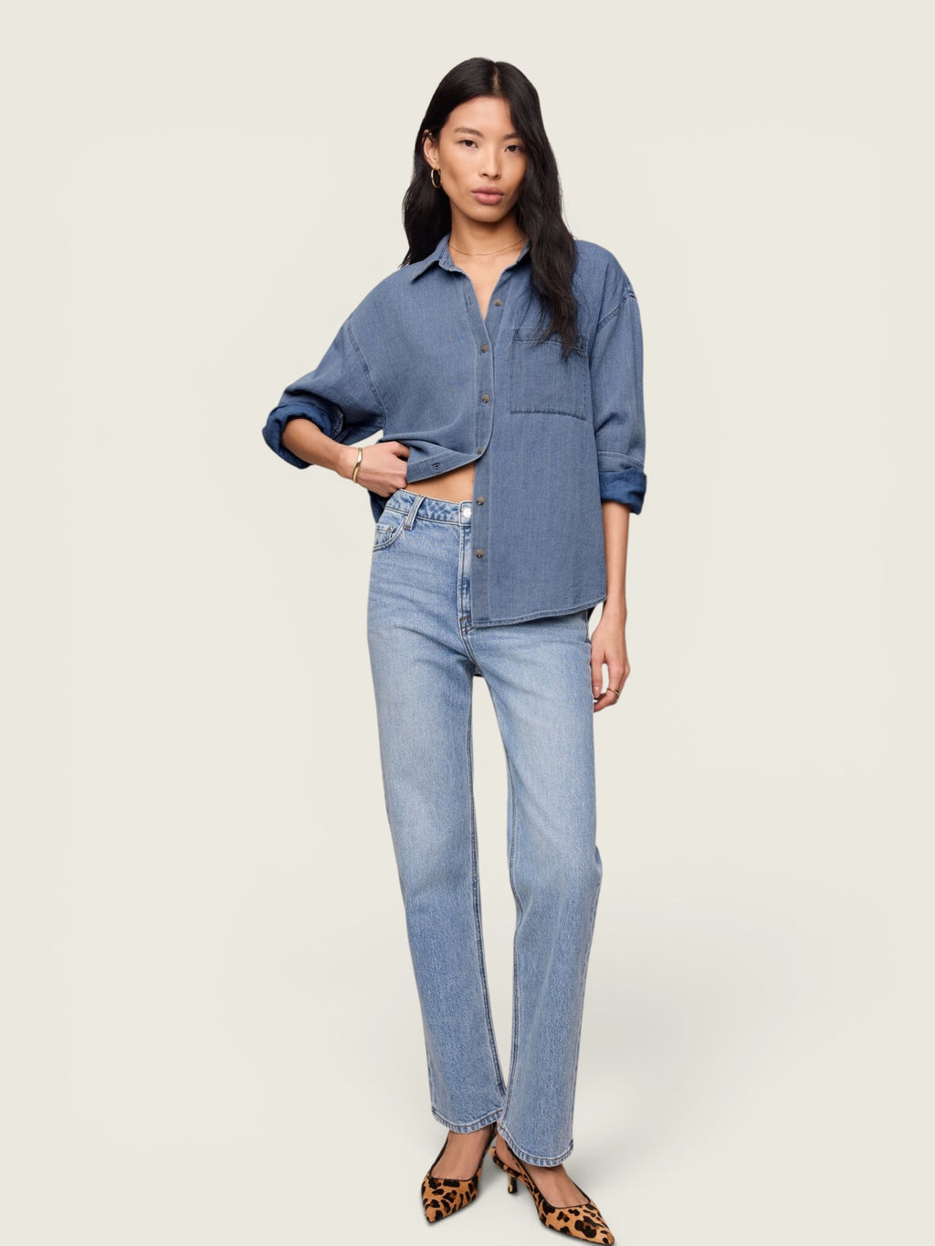 The Perfect Twill Button Up