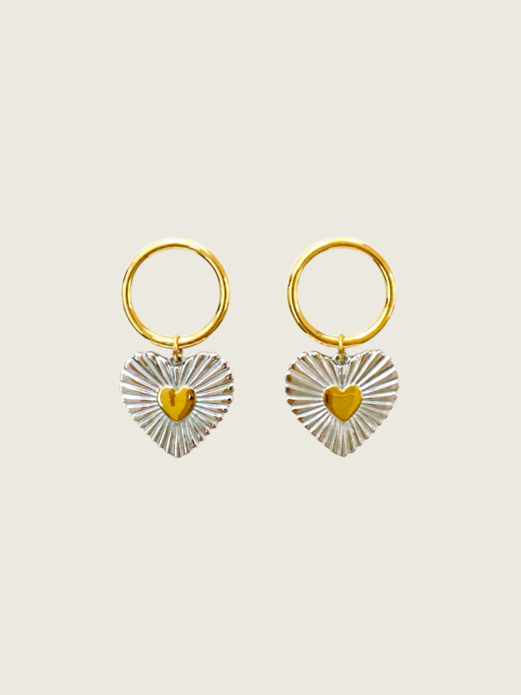 Mixed Feelings Heart Earrings