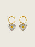 Mixed Feelings Heart Earrings