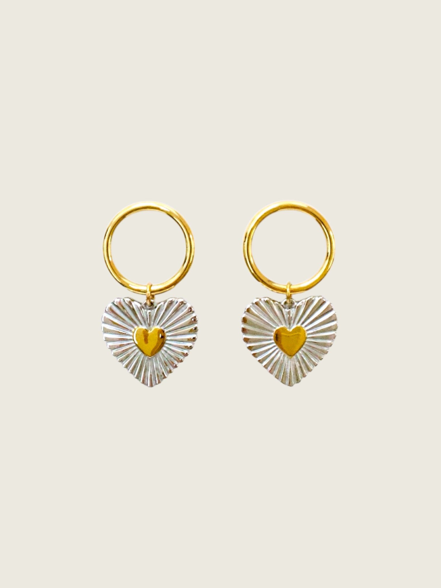 Mixed Feelings Heart Earrings