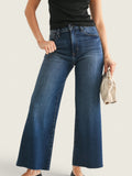 High Rise Scissor Cut Wide Leg