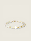 White Everyday Cross Bracelet