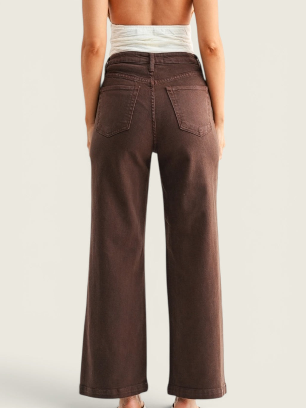 Patch Pocket Wide Leg