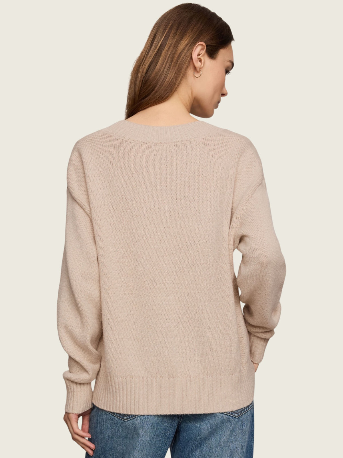 Cloud Spun V-Neck Sweater