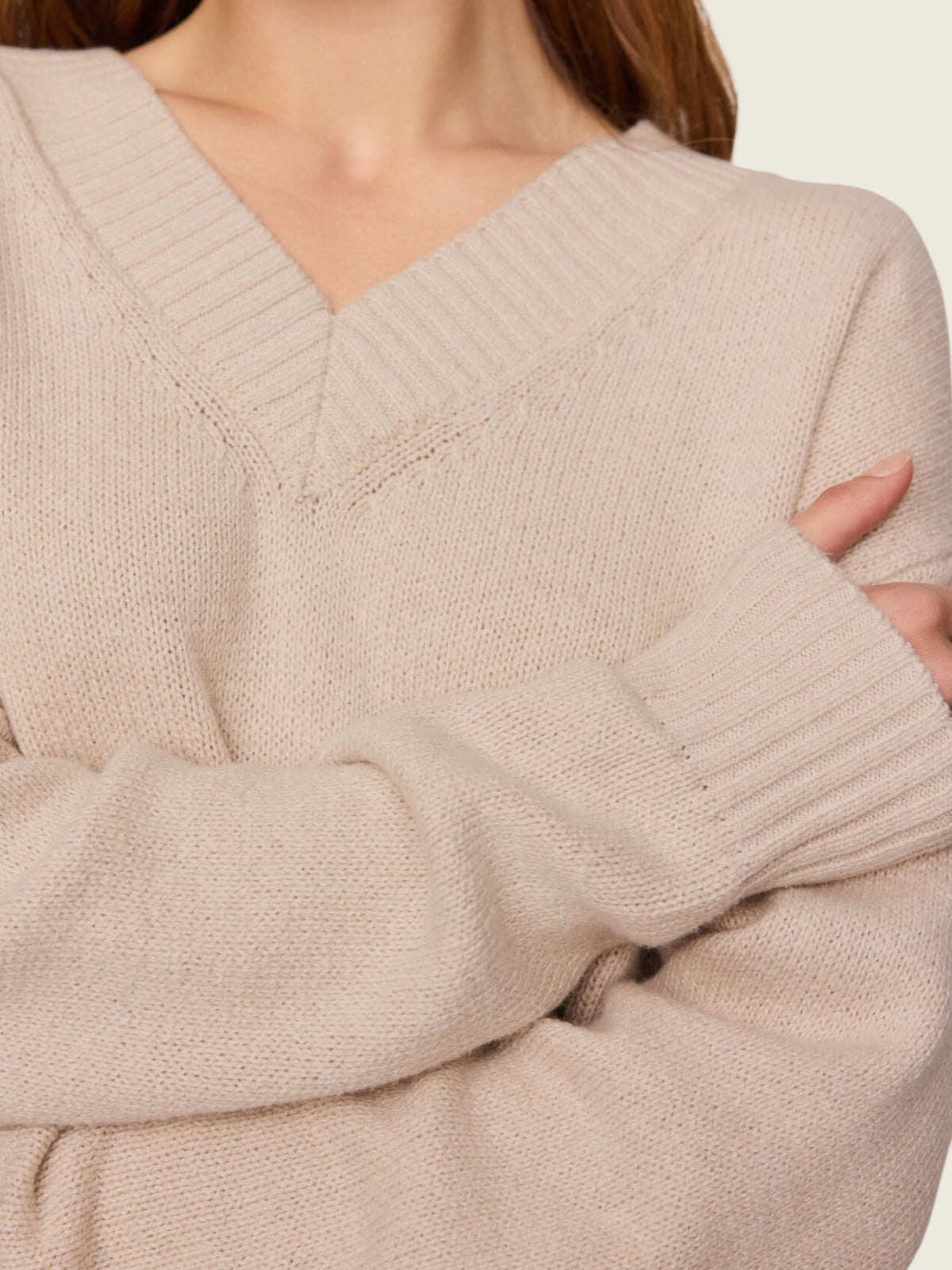Cloud Spun V-Neck Sweater