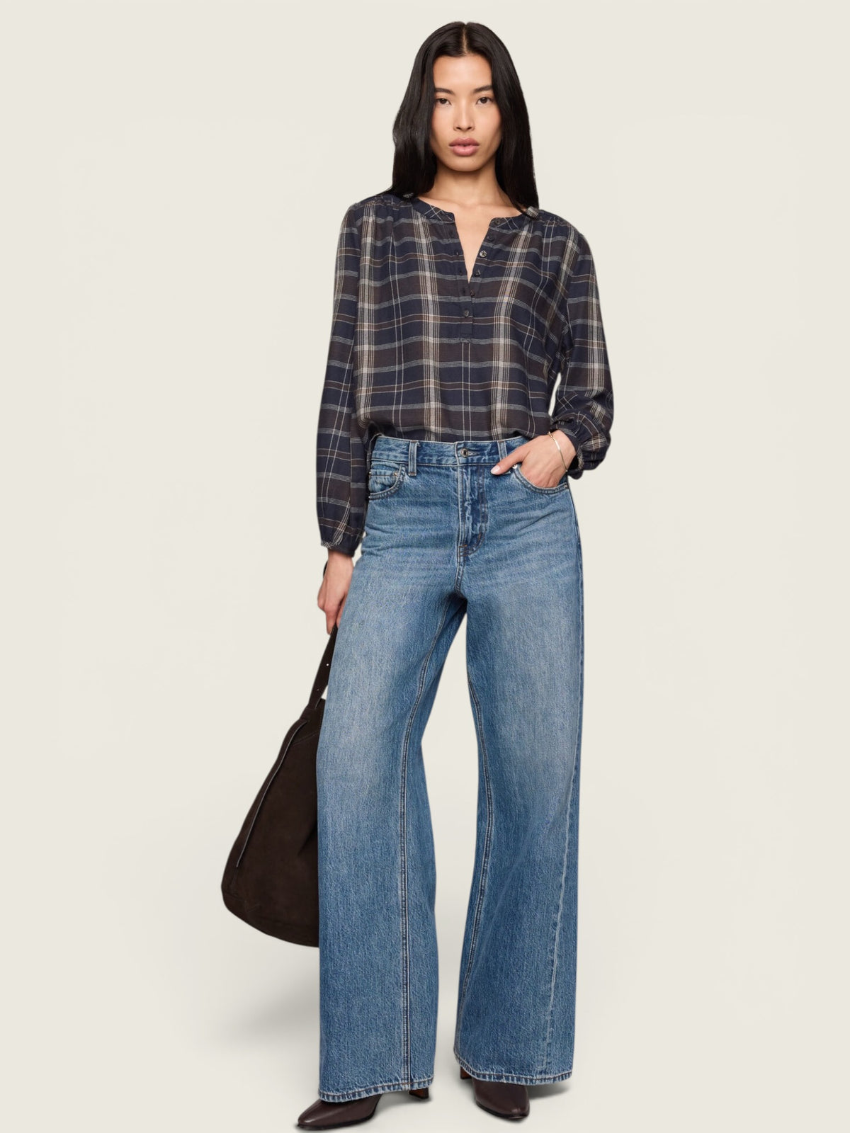 Autumn Plaid Button Up
