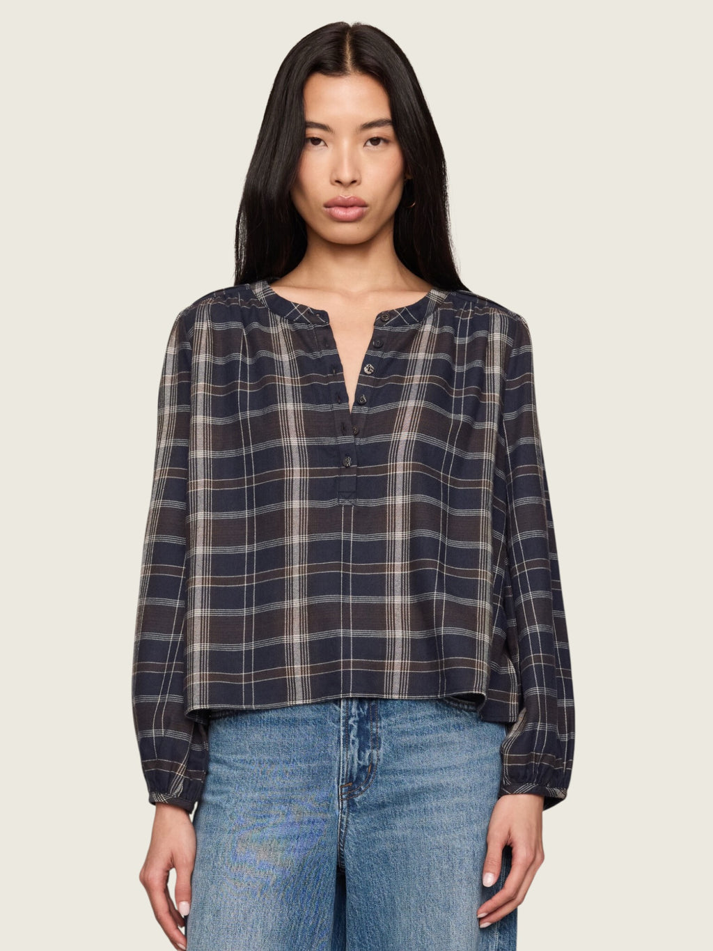 Autumn Plaid Button Up