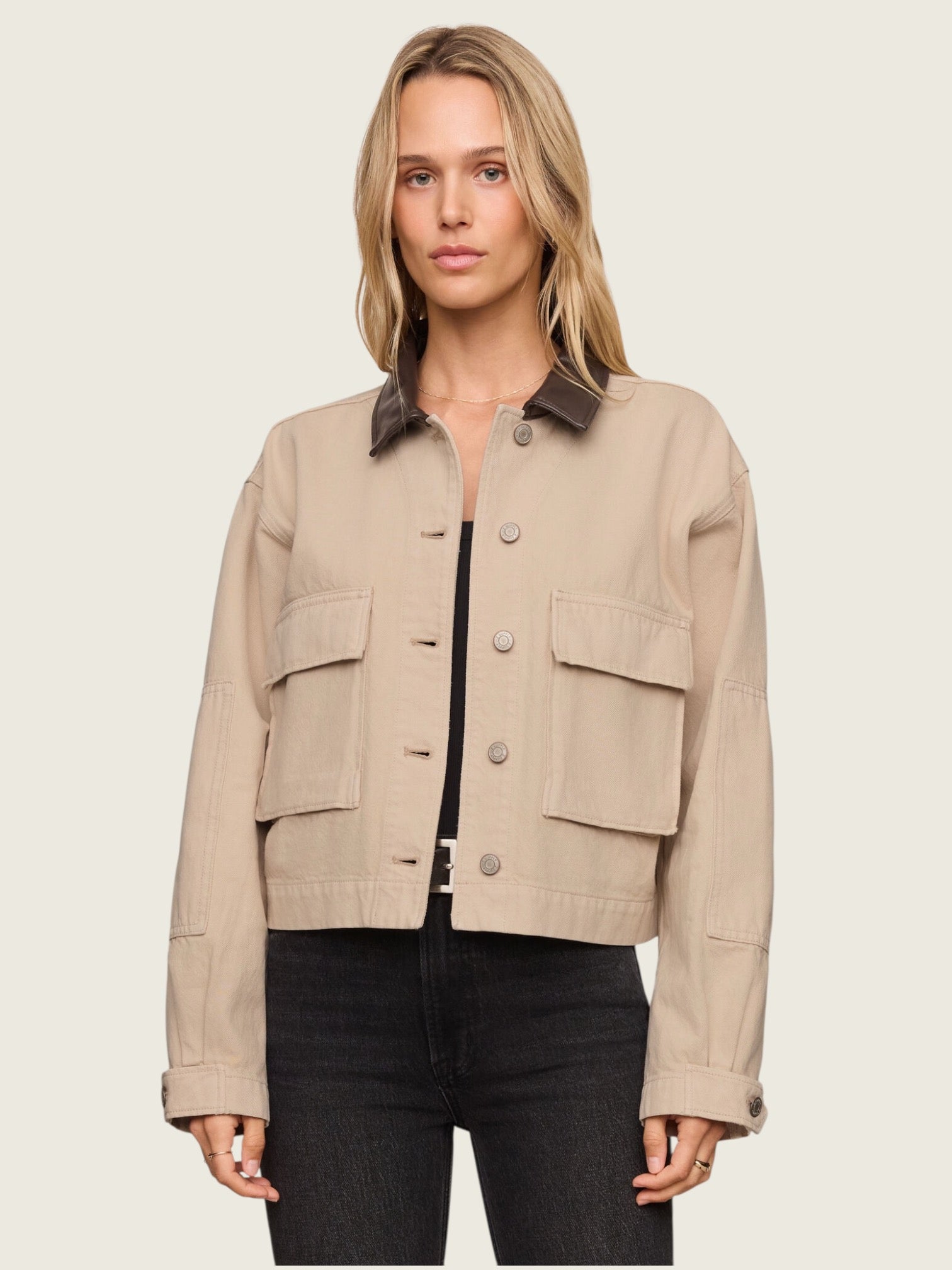 Rey Cropped Chore Jacket