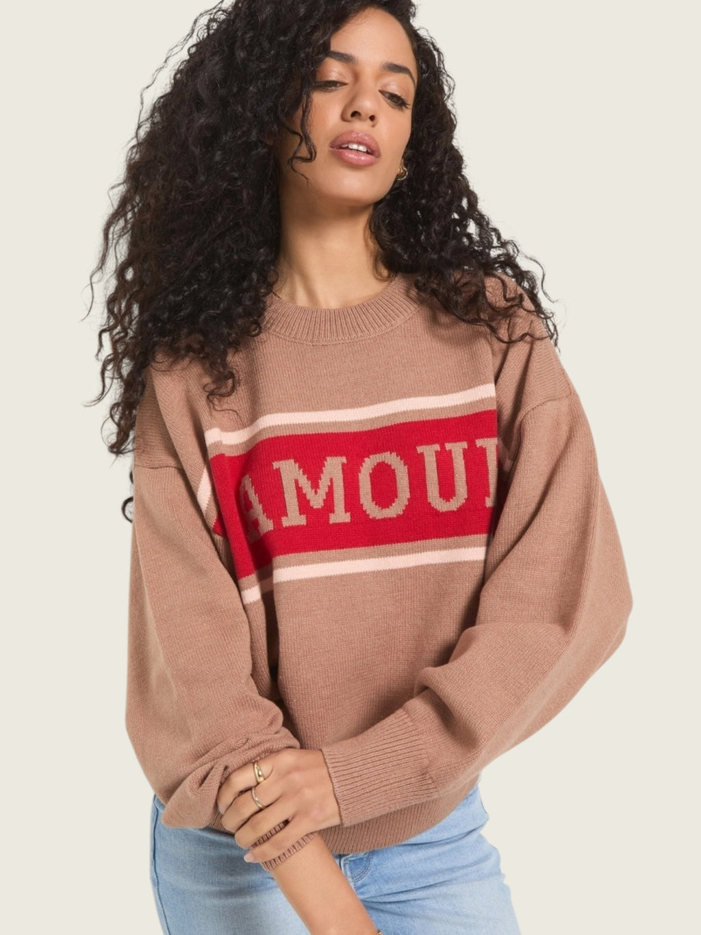 Amour Graphic Sweater