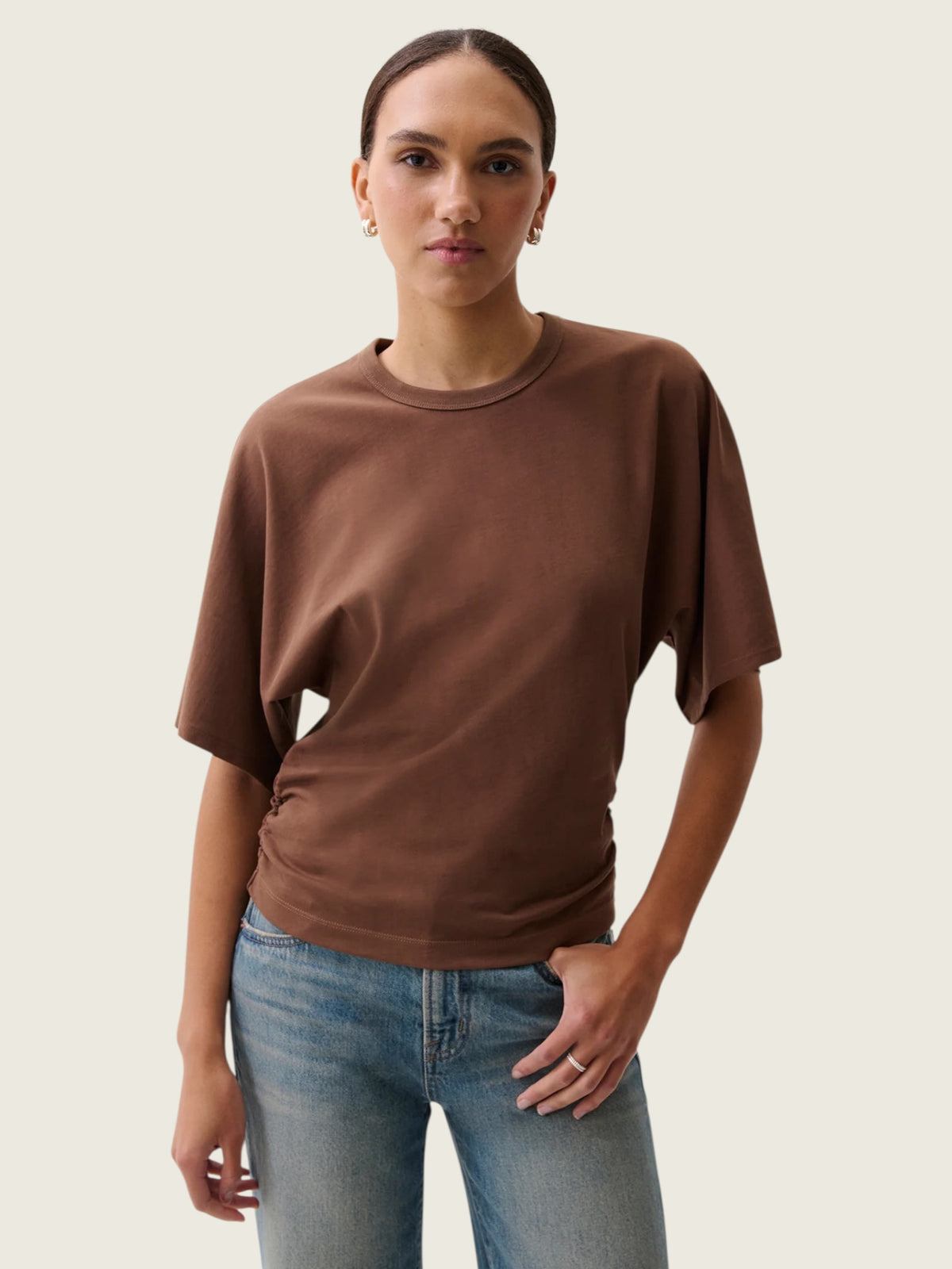 Veronica Kimono Sleeve Fitted Tee