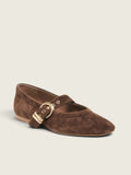 Mikel Suede Flats