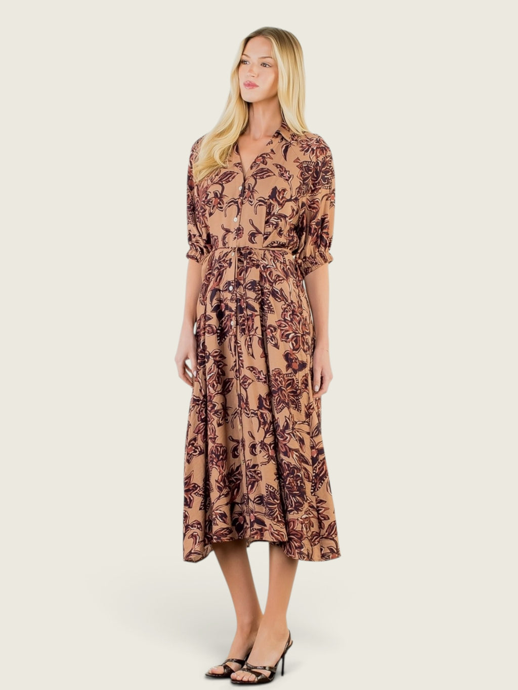 Erika Floral Print Dress