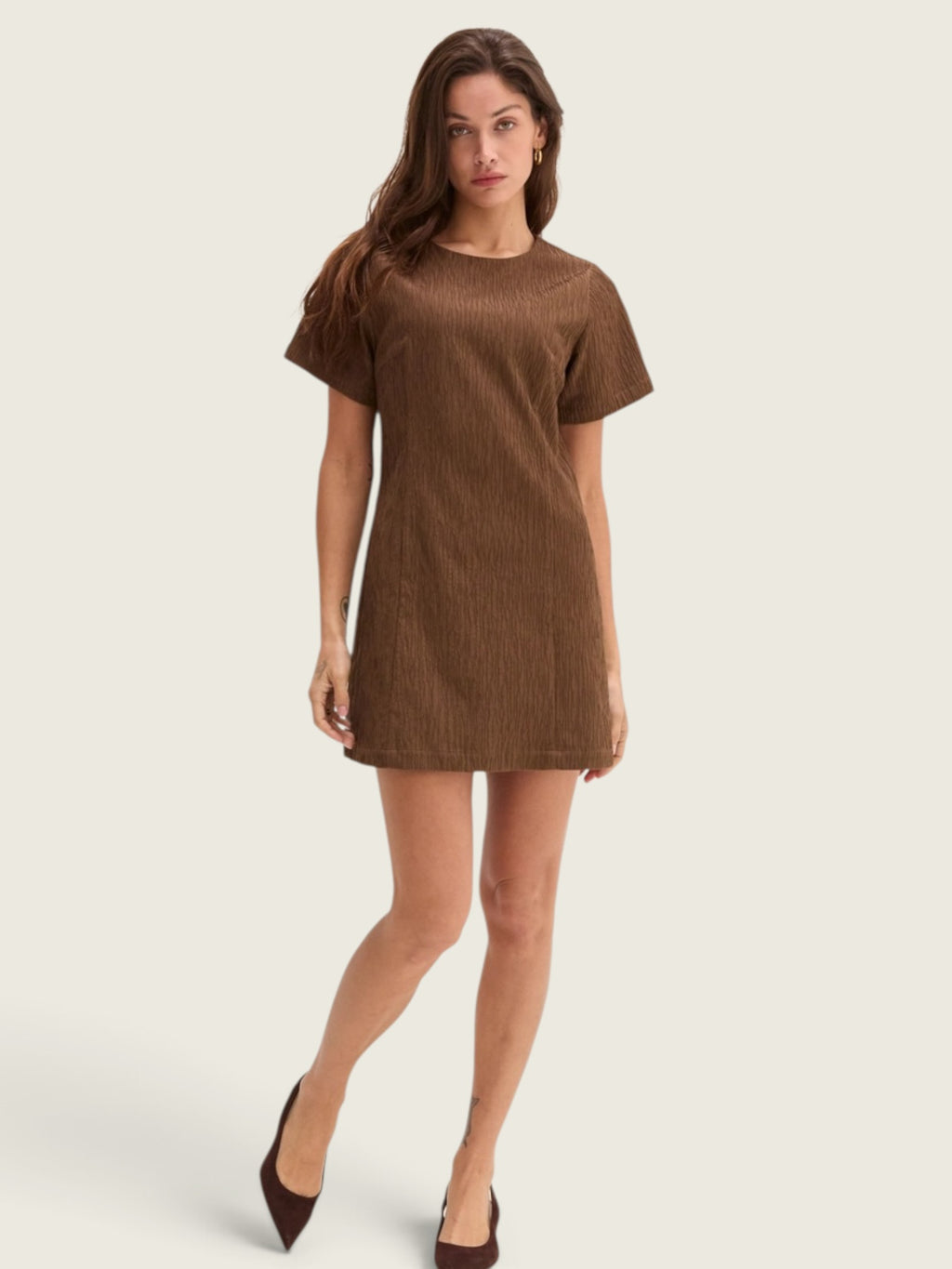 Katia Textured Shift Dress