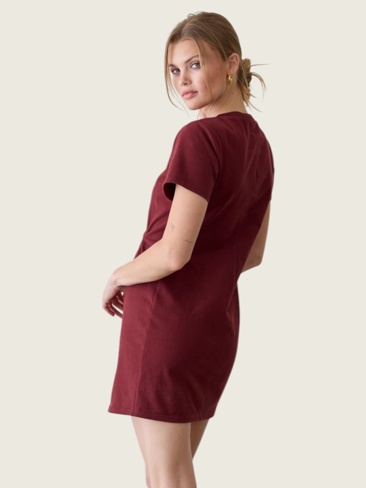 Elle Front-Twist Mini Dress