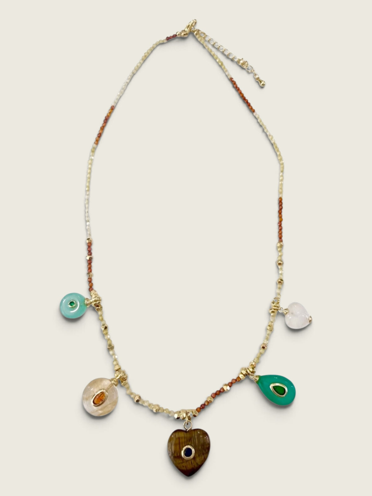 Bexley Beaded Charm Necklace