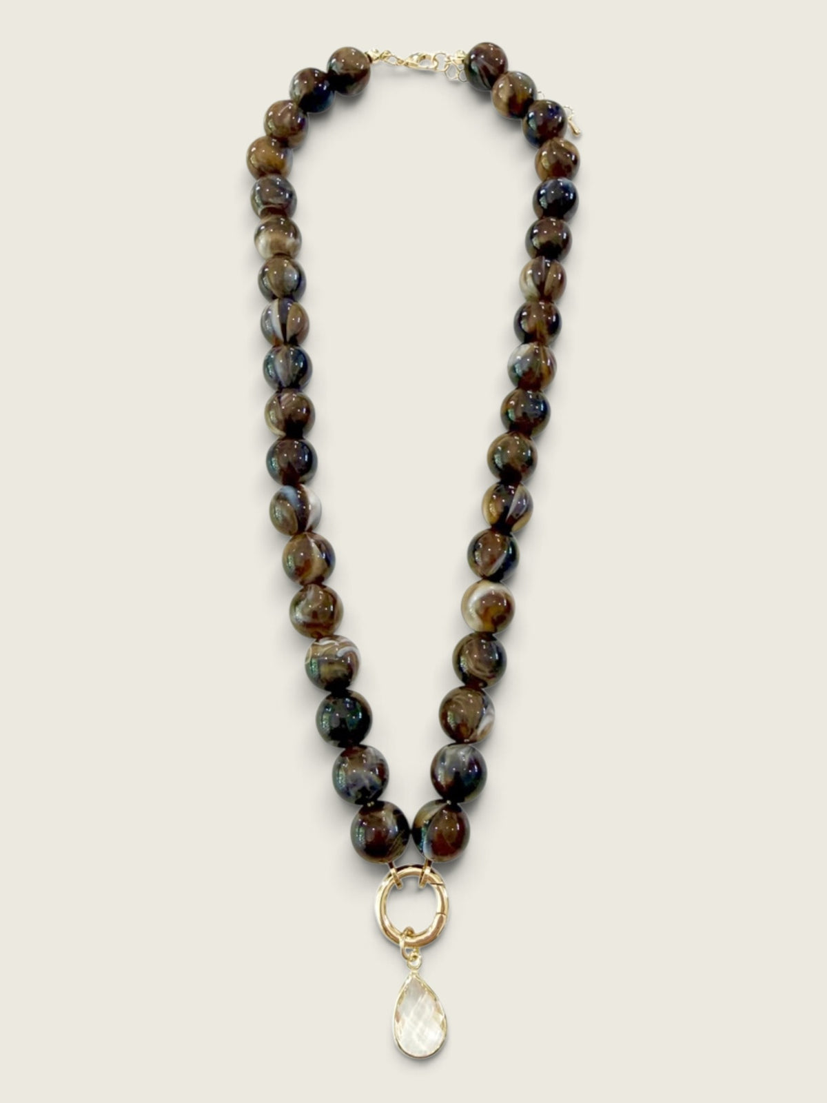 Harrison Beaded Charm Necklace