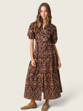 Lucy Paisley Midi Dress
