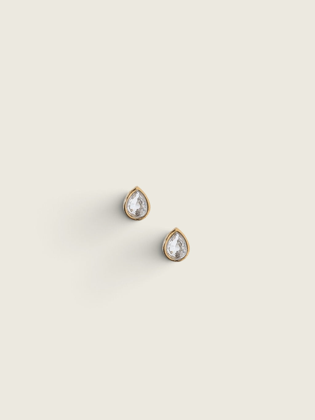 Screwback Stud Earrings - Paloma Pear Gold