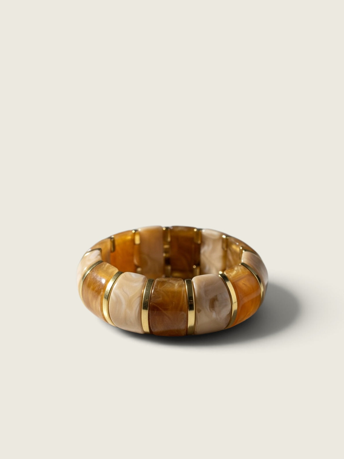 Bibi Stretch Bracelet - Light Brown