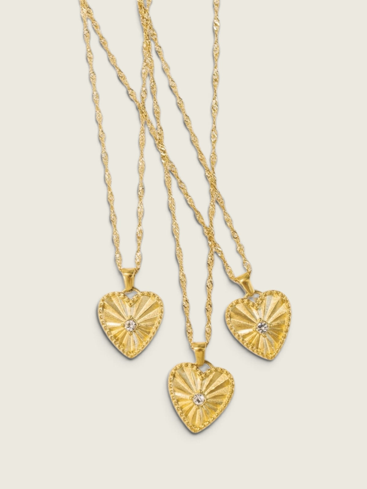 Lovestruck Crystal Heart Necklace