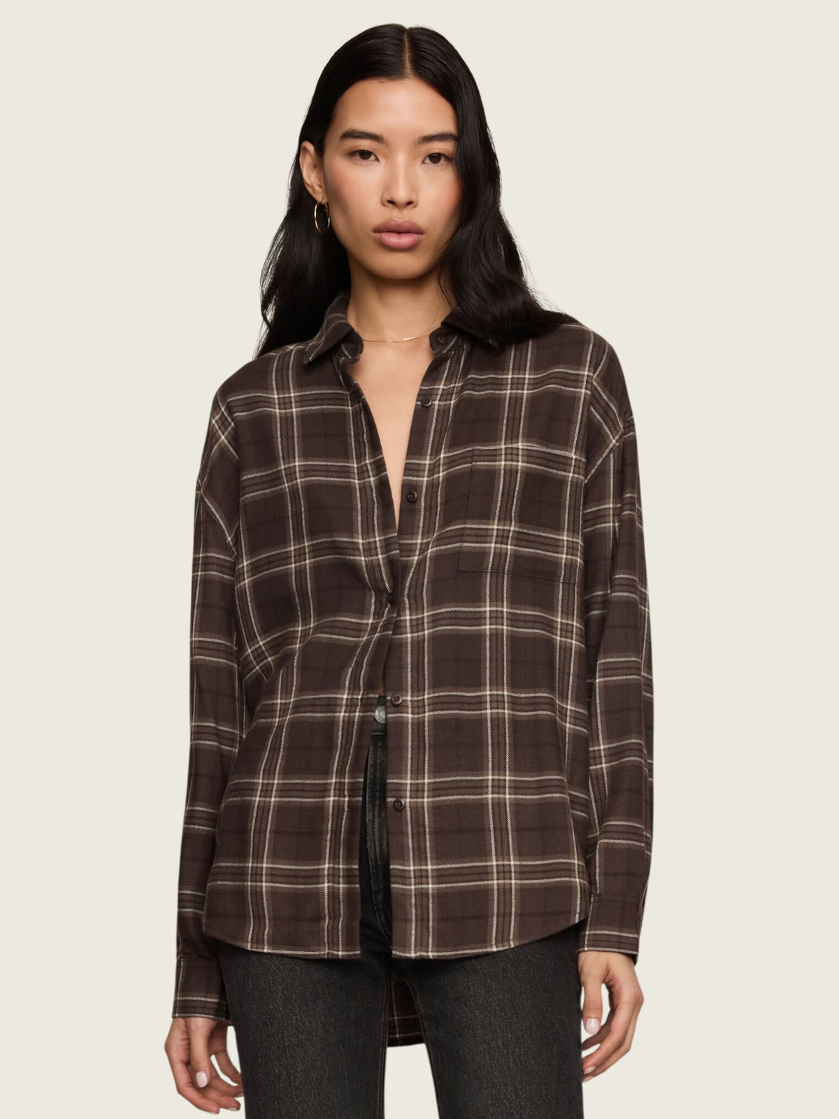 River Plaid Button Up