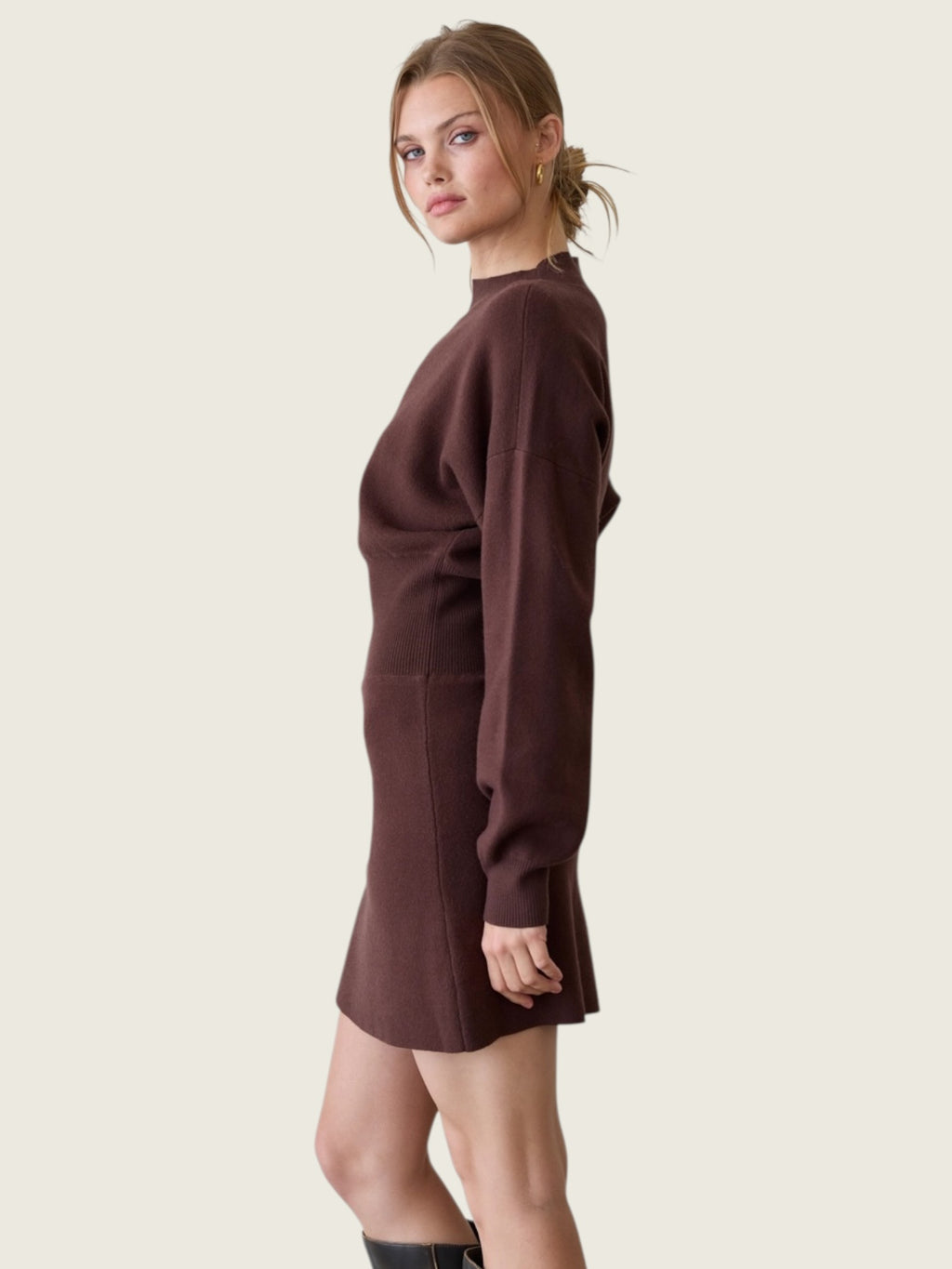 Lindsey Cinch-Waist Mini Dress