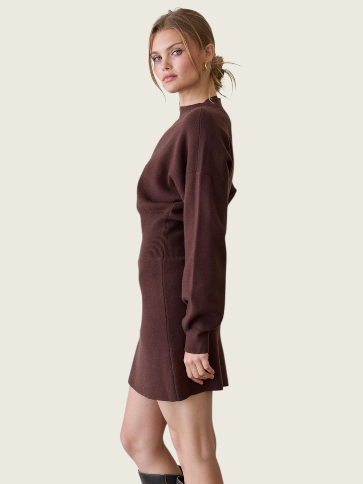 Lindsey Cinch-Waist Mini Dress