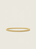 4mm Gold Stacking Bracelet - Smooth