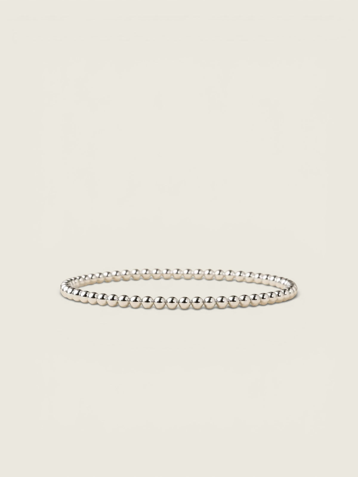 4mm Silver Stacking Bracelet - Smooth